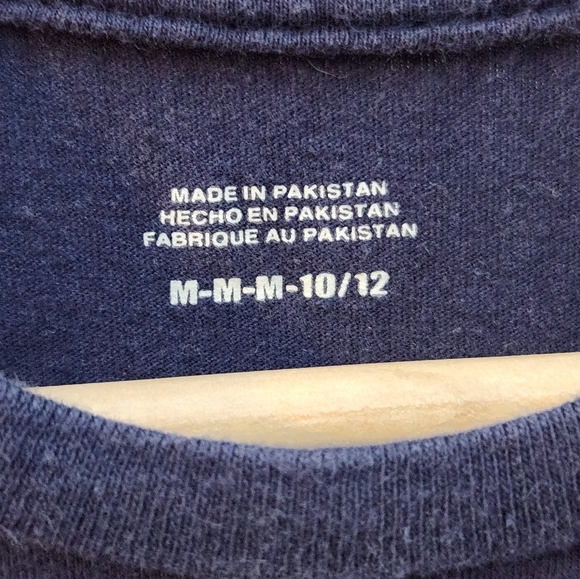 Denver Broncos Kids Navy Blue T-Shirt Girls 10/12 - Picture 2 of 7